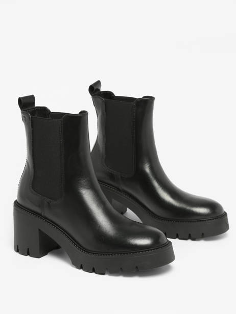 Chelsea Boots à Talon En Cuir Tamaris Noir women 41 vue secondaire 3