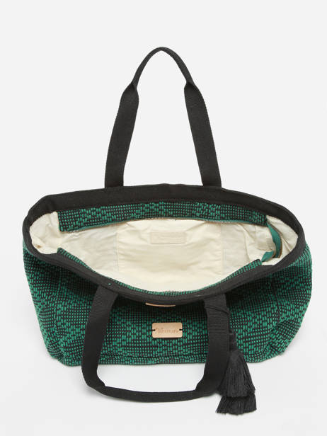 Shoulder Bag Oeillet Cotton Woomen Green oeillet WOEI04 other view 3