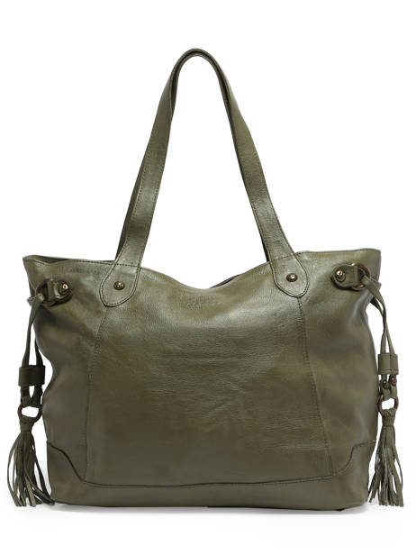 Sac Porté épaule Cow Cuir Basilic pepper Vert cow 155N