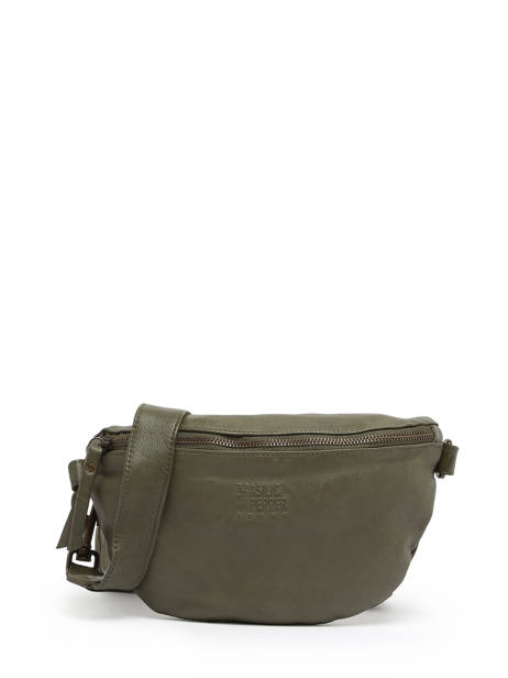 Sac Banane Cow Cuir Basilic pepper Vert cow BCOW55