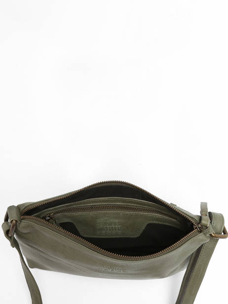 Shoulder Bag Cow Leather Basilic pepper Green cow BCOW68 other view 3