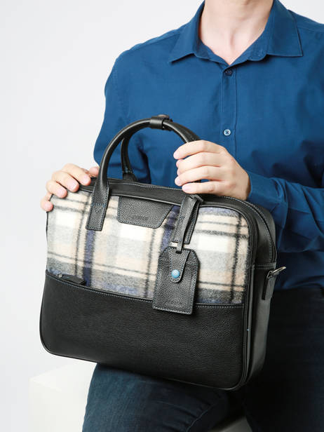 2-compartment Business Bag Baroudeur Etrier Black baroudeur EBAR8252 other view 1