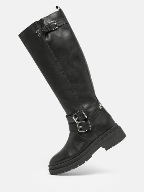 Bottes Bennie En Cuir Ps poelman Noir women BENNIE07 vue secondaire 1