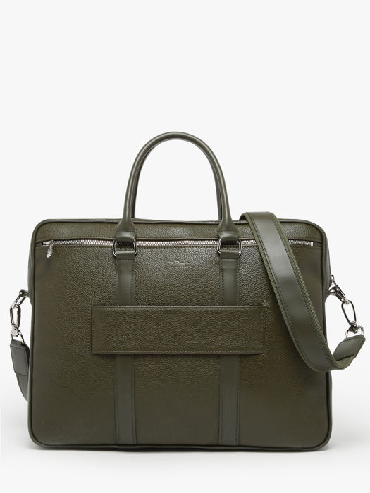 Longchamp Le foulonné Briefcase Green