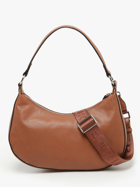 Medium Leather Altesse Shoulder Bag Etrier Brown altesse EALT017M other view 4