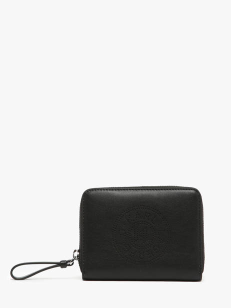 Compact Leather K/circle Wallet Karl lagerfeld Black k circle 241W3229