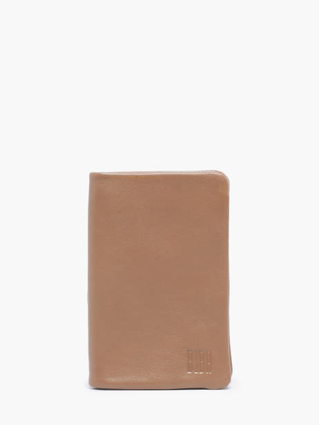 Wallet Leather Biba Brown wallet SFM4L