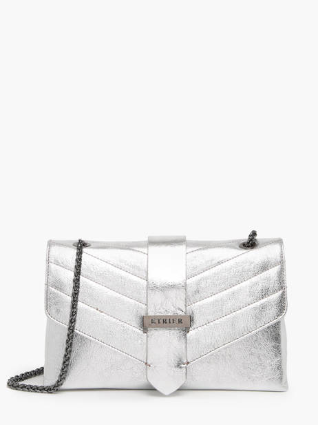 Crossbody Bag Jana Irise Leather Etrier Silver jana irise EJIR002T