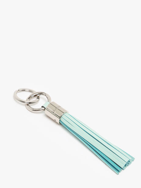 Leather Premier Flirt Key Chain Lancel Blue charms A12922 other view 1