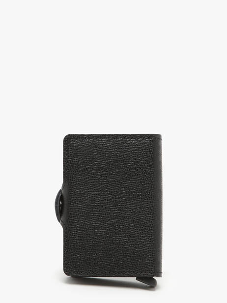 Leather Twin Wallet Crisp Secrid Black crisple TC other view 3