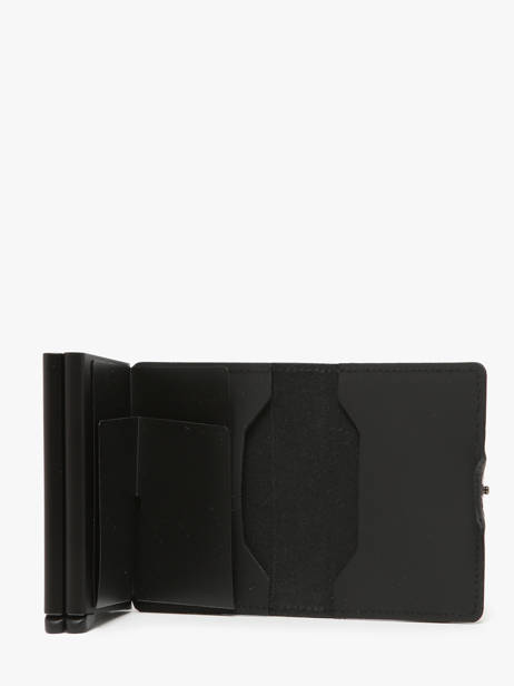 Card Holder Leather Secrid Black matte TM other view 2