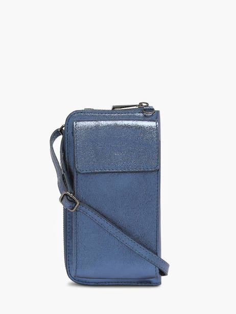 Ccrossbody Phone Case Leather Milano Blue nine NI23068