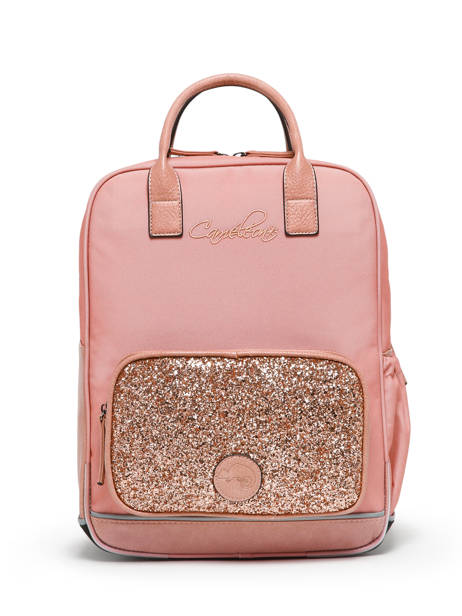 2-compartment Backpack Cameleon Pink vintage fantasy SD37 other view 5