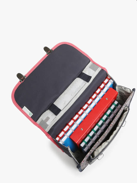 Cartable Enfant 1 Compartiment Cameleon Multicolore retro CA32 vue secondaire 3