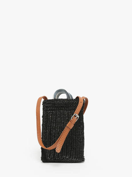 Crossbody Bag L'atelier Du Crochet Le voyage en panier Black l'atelier du crochet AM776 other view 4