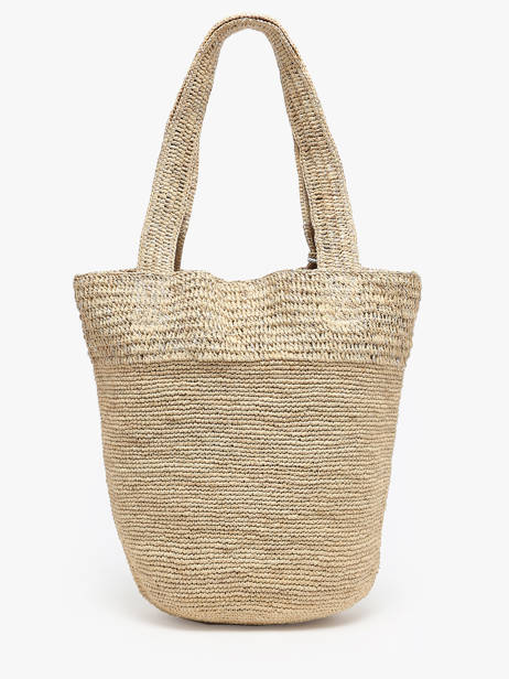 Cabas L'atelier Du Crochet Raphia Le voyage en panier Beige l'atelier du crochet AM772 vue secondaire 4
