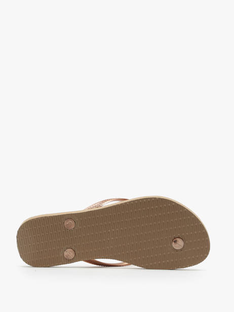 Flip Flops Havaianas Beige women 41455651 other view 2