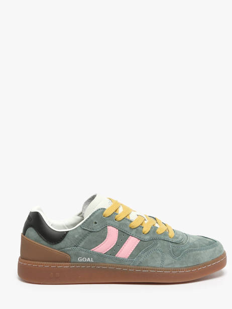 Sneakers Goal In Leather Coolway Green men 8663396