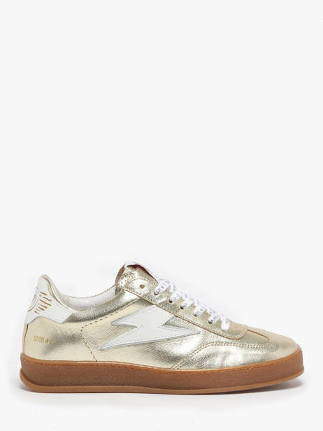 Sneakers Risy In Leather Semerdjian Gold women RISYA135