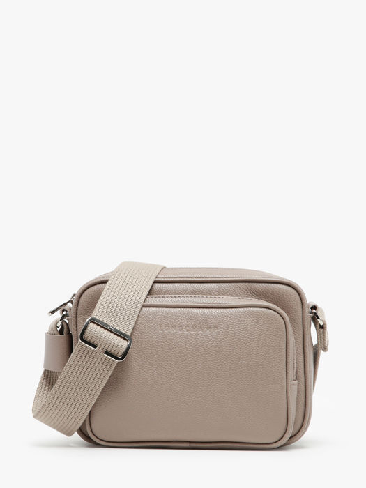 Longchamp Le foulonné Messenger bag Gray