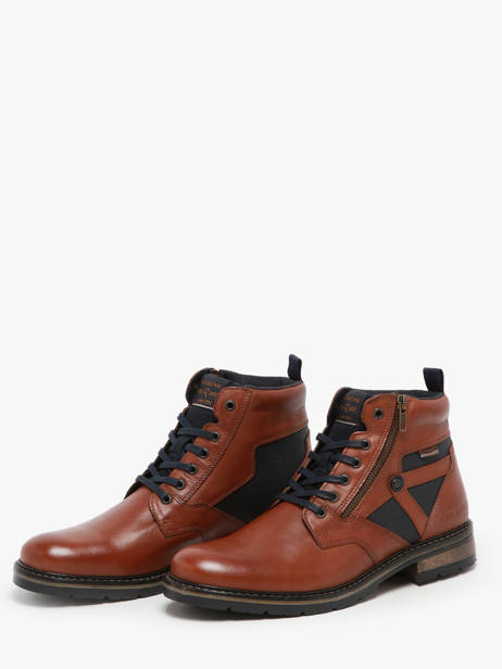 Boots Eternel En Cuir Redskins Marron men ETERNEL vue secondaire 1