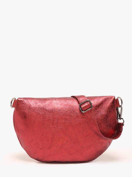 Leather Nine Belt Bag Milano Red nine NI21123 other view 4