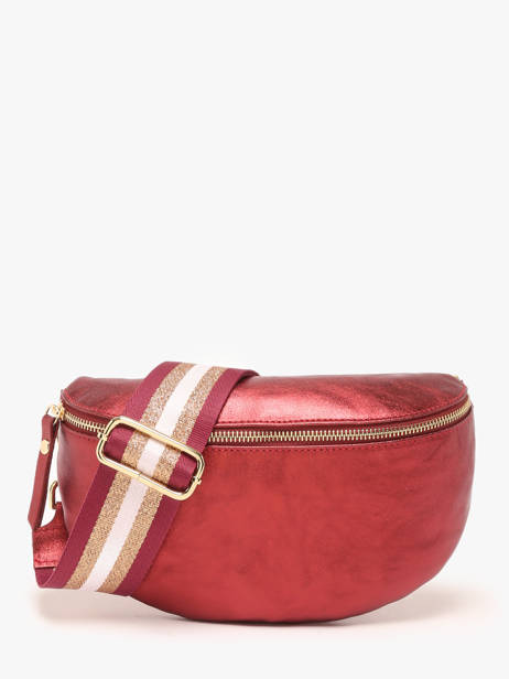 Leather Nine Belt Bag Milano Red nine NI24011