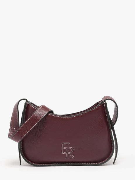 Shoulder Bag Foudre Leather Etrier Violet foudre EFOD089S