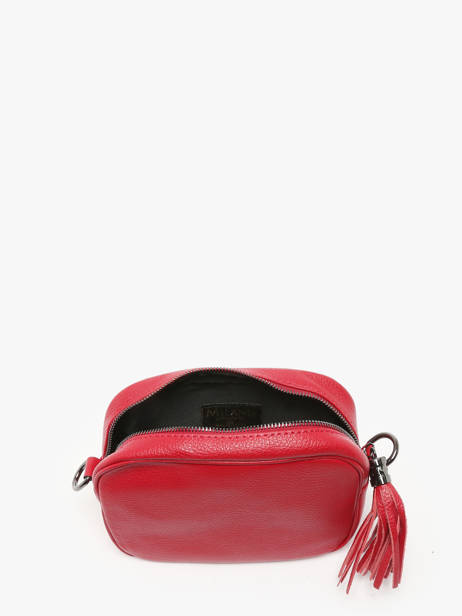 Crossbody Bag Caviar Leather Milano Red caviar CA2006N other view 3