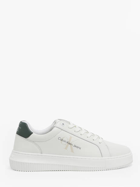 Sneakers In Leather Calvin klein jeans White men 6810YG