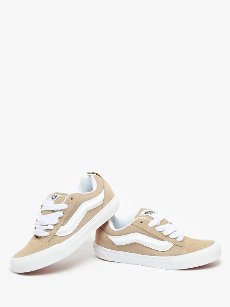 Sneakers Knu Skool In Leather Vans Beige unisex CRPKHK1 other view 3