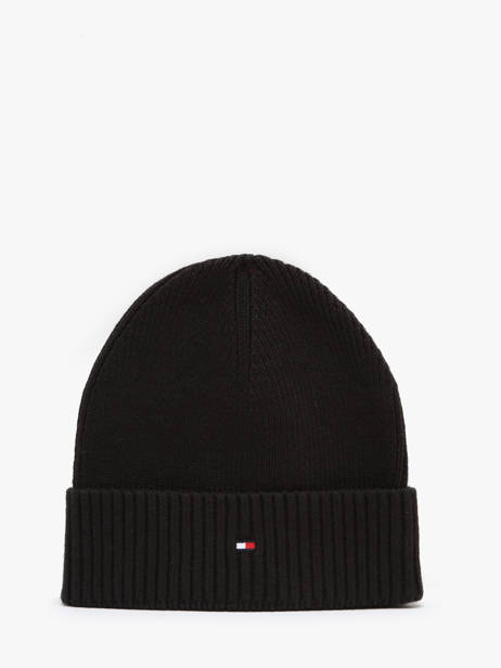 Beanie Tommy hilfiger Black essential flag AM12796