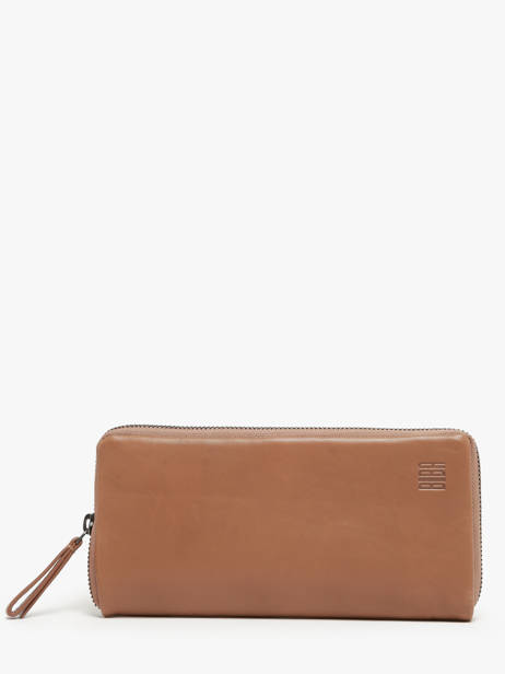 Wallet Leather Biba Brown wallet SFM2L