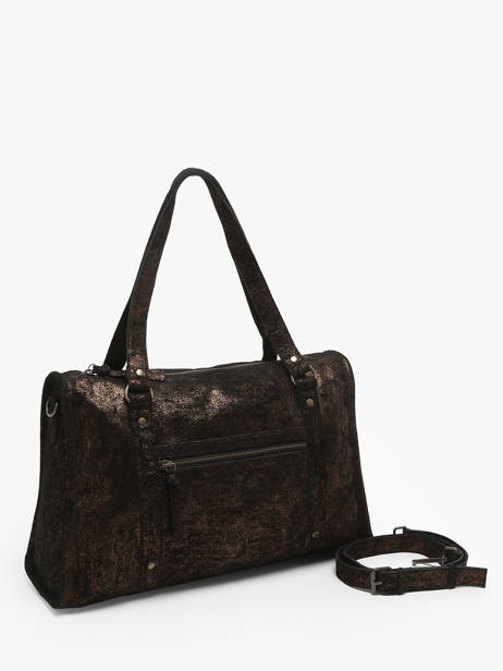 Sac Shopping Lula Cuir Pieces Marron lula 17151394 vue secondaire 2