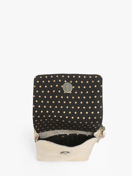 Sac Bandoulière Nina Cuir Pieces Or nina 17151399 vue secondaire 3