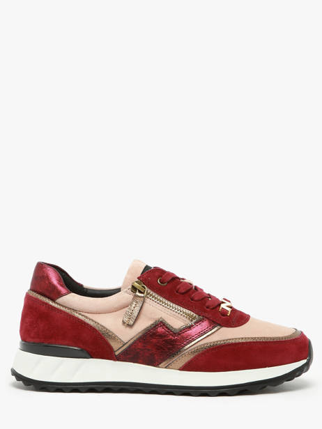 Sneakers En Cuir Nathan baume Rouge women 242S0103