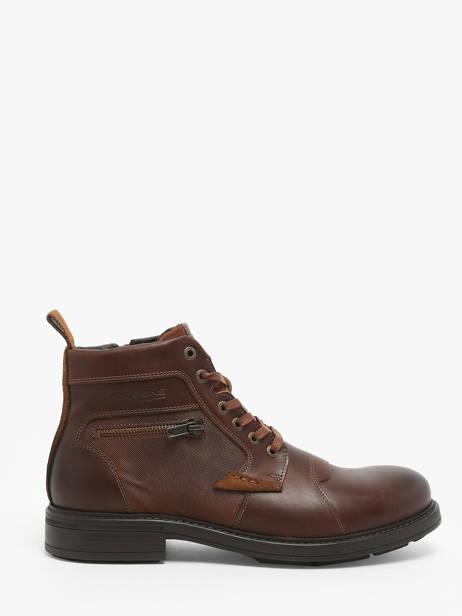 Boots Biblic In Leather Redskins Brown men BIBLIC