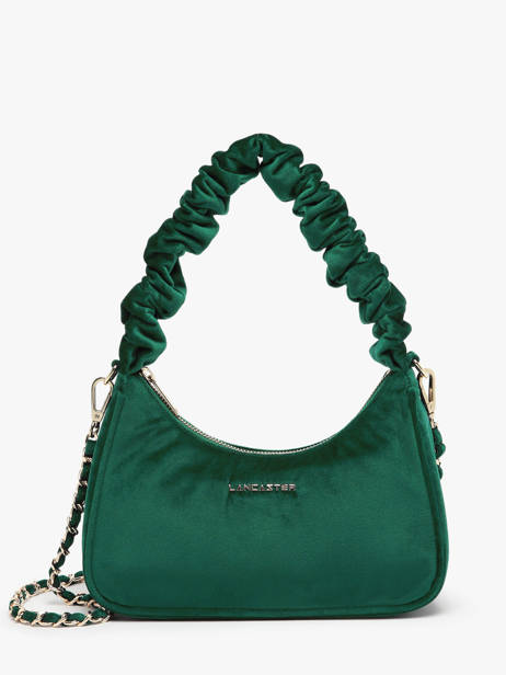 Shoulder Bag Velvet Chouchou Lancaster Green velvet chouchou 19