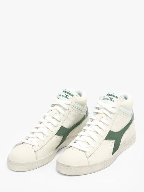 Ankle Sneakers Game High Waxed In Leather Diadora White unisex 1180187 other view 2