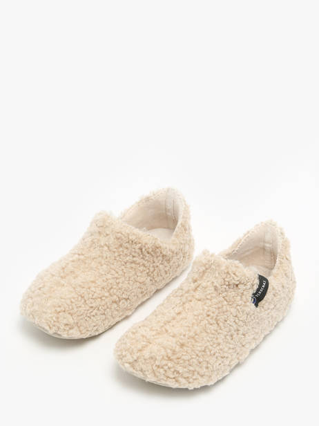 Slippers Yoi Curly Verbenas Beige women 86124660 other view 1