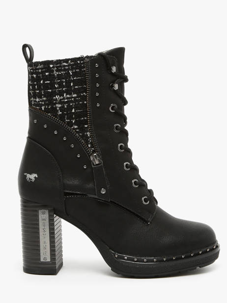 Heeled Boots Mustang Black women 1336515