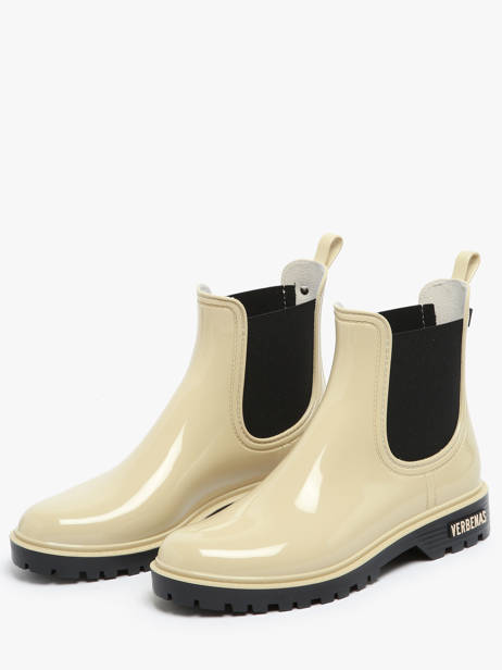 Rain Boots Gaudi Brillo Verbenas Beige women 76002435 other view 2