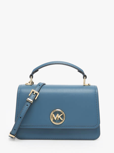 Sac Bandoulière Delancey Cuir Michael kors Bleu delancey T4GD8C5L