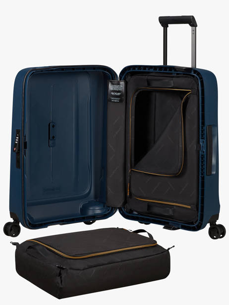 Valise Cabine Samsonite Bleu essens 146909 vue secondaire 3