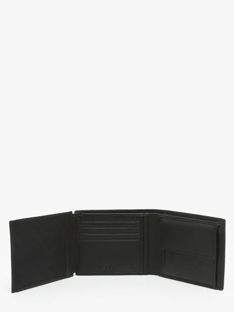 Wallet Leather Hugo boss Black grained HLN416A other view 2