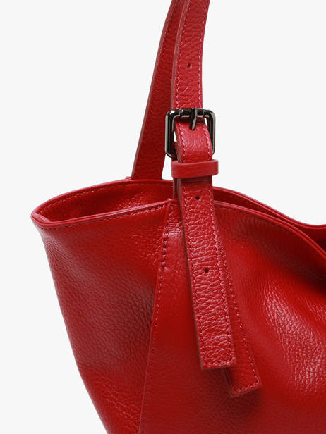 Shoulder Bag Caviar Leather Milano Red caviar CA24065 other view 2