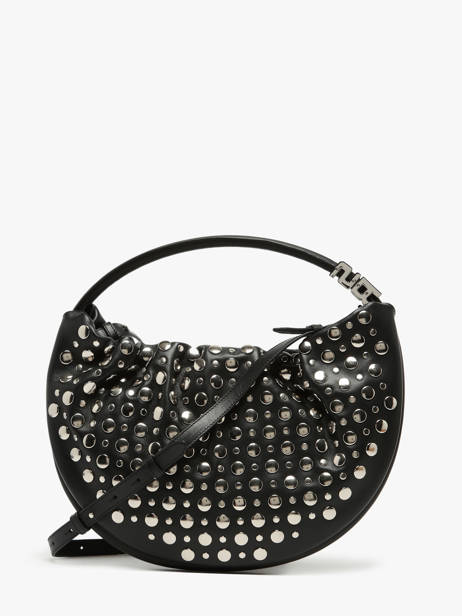 Sac Domino Médium En Cuir Et Studs Sonia rykiel Noir domino MA002S1M vue secondaire 5