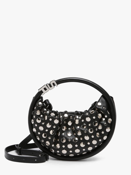 Mini Sac Domino En Cuir Et Studs Sonia rykiel Noir domino MA002S1S