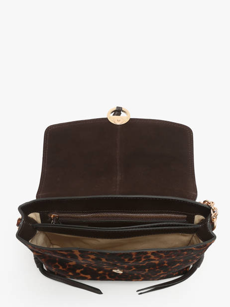 Leather Othilia Leopard Crossbody Bag Vanessa bruno Brown othilia 11V40815 other view 3