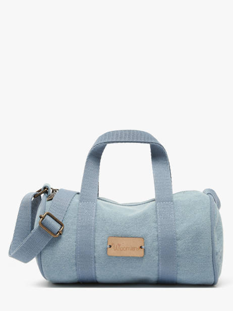 Shoulder Bag Begonia Cotton Woomen Blue begonia WBEG12